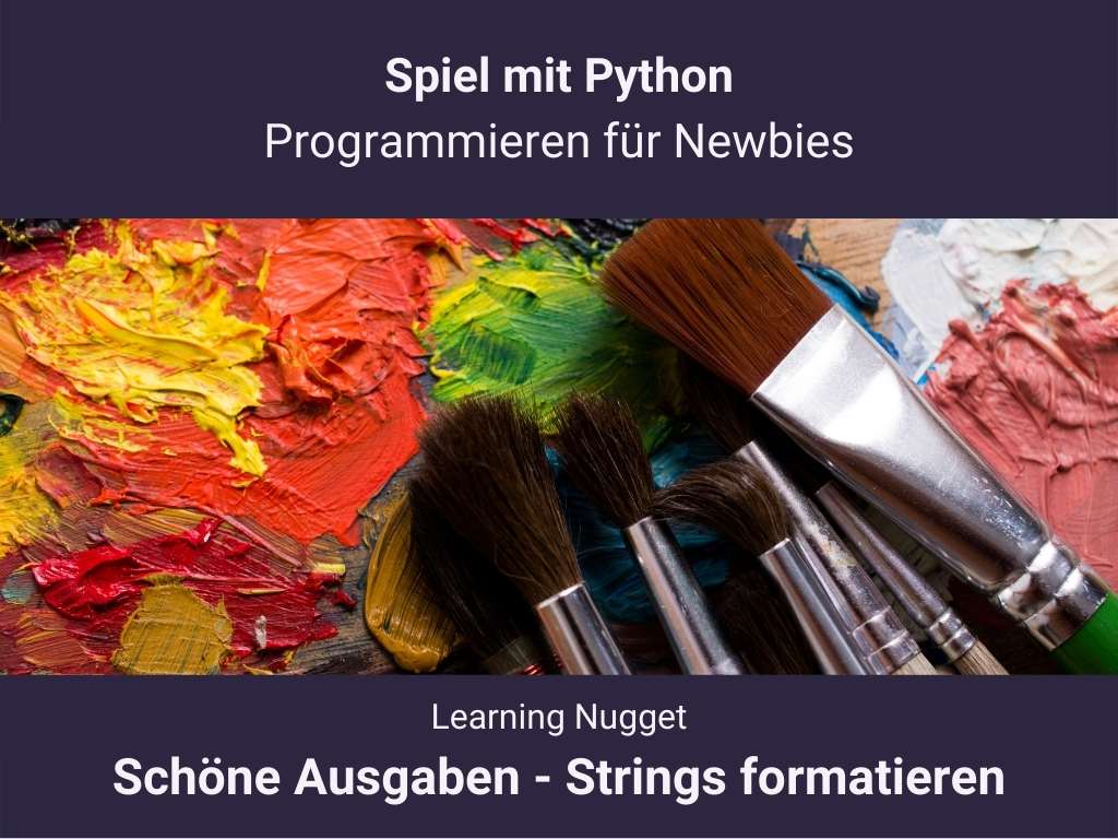 Python Strings formatieren