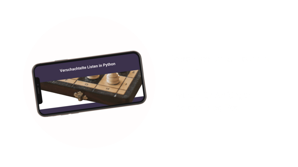 Verschachtelte-Listen-Python Verschachtelte Listen in Python Python für Anfänge